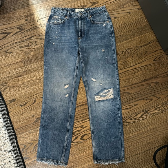 Free People We The Free Distressed Jean - Picture 1 of 3